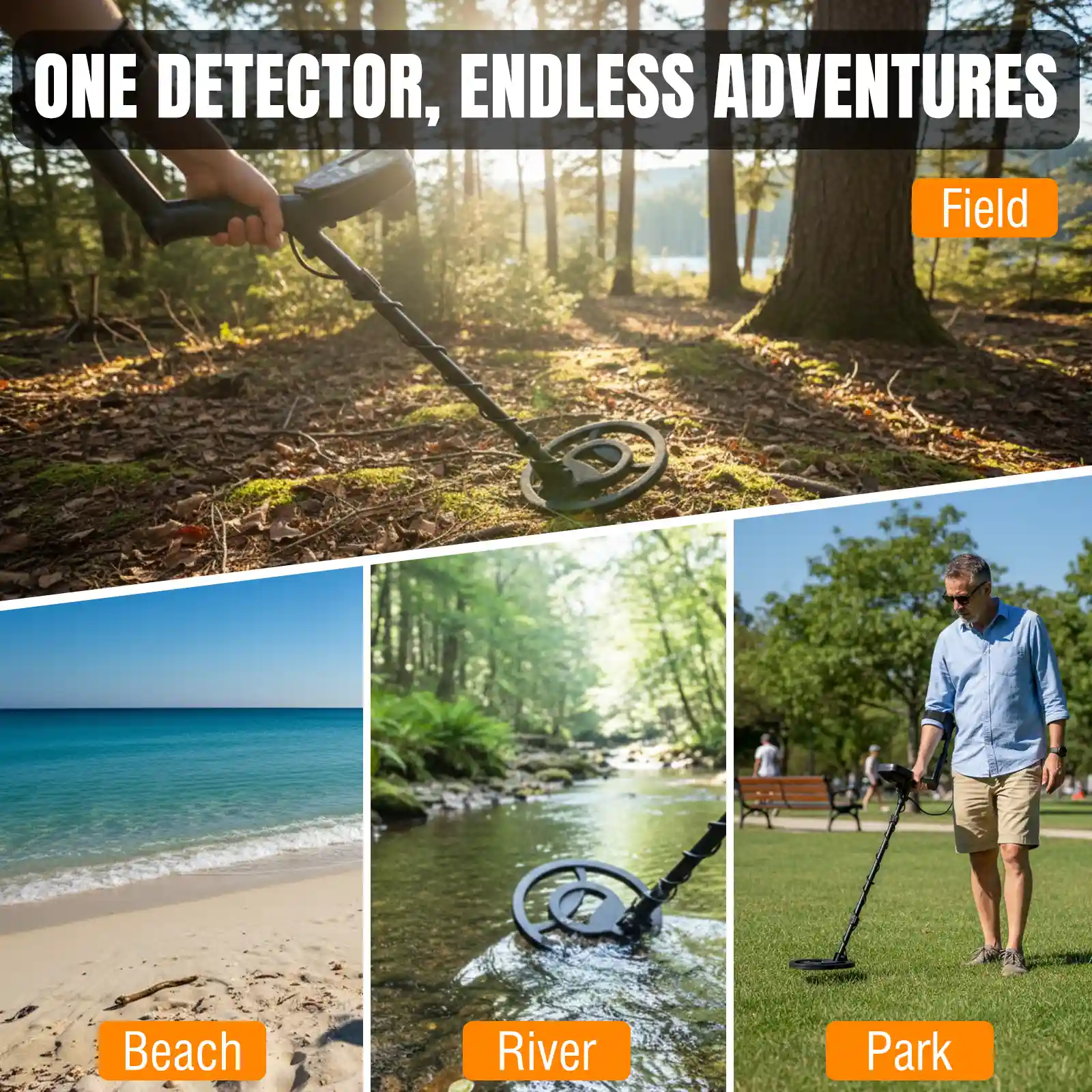 MD120A Professional Adult Metal Detector - Image 4