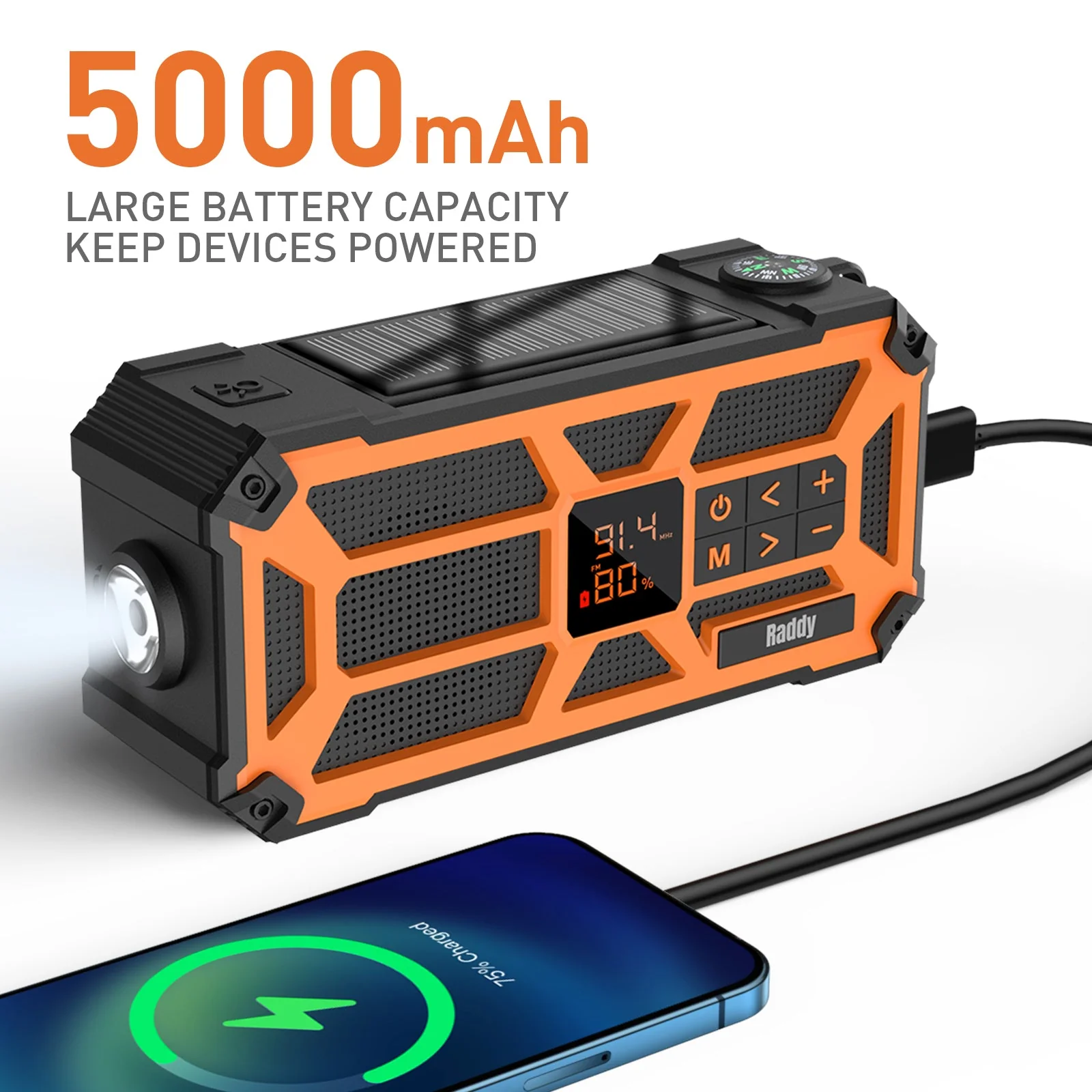 [Open Box] SW5 Emergency Radio - Image 5
