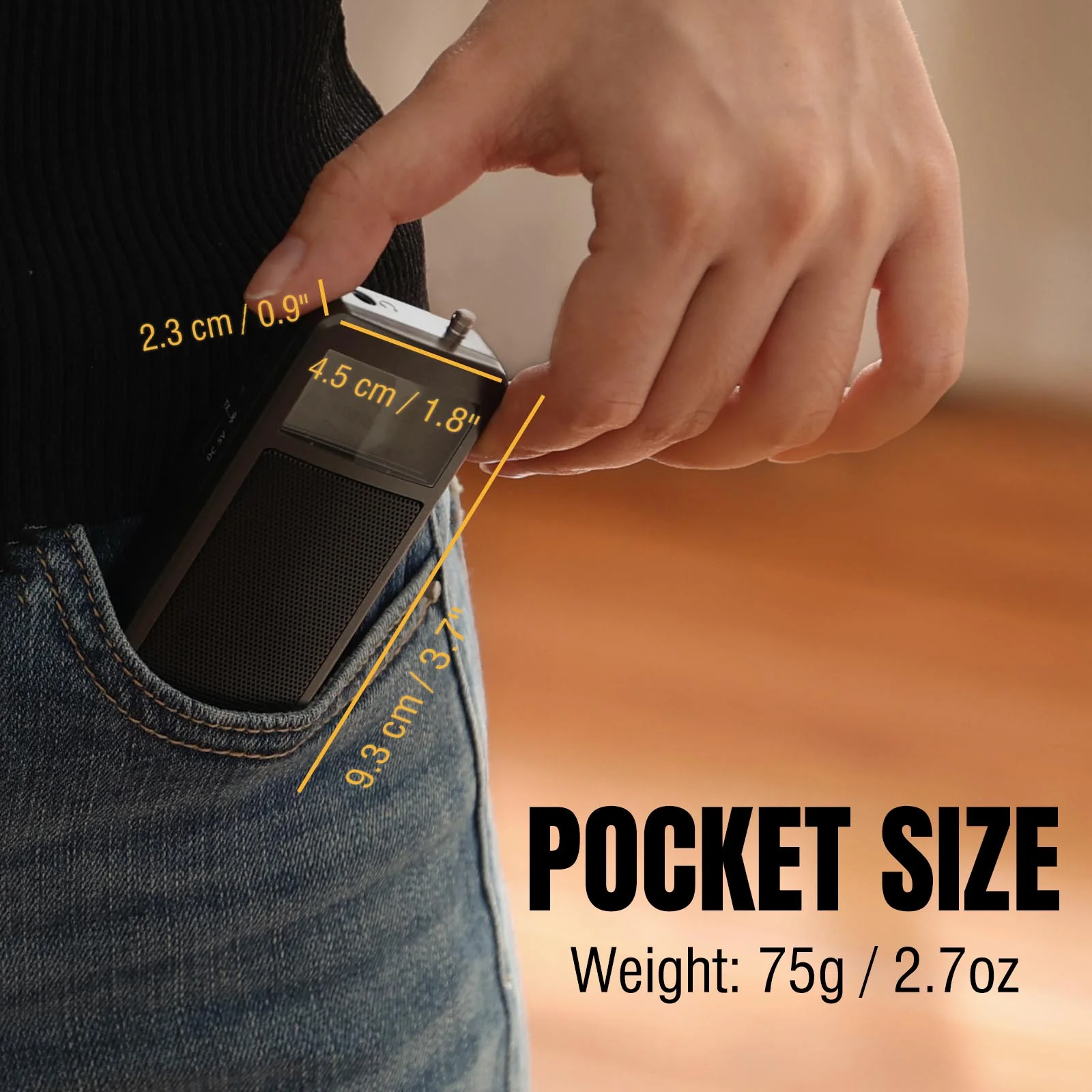 RF205 Portable FM Radio - Image 5