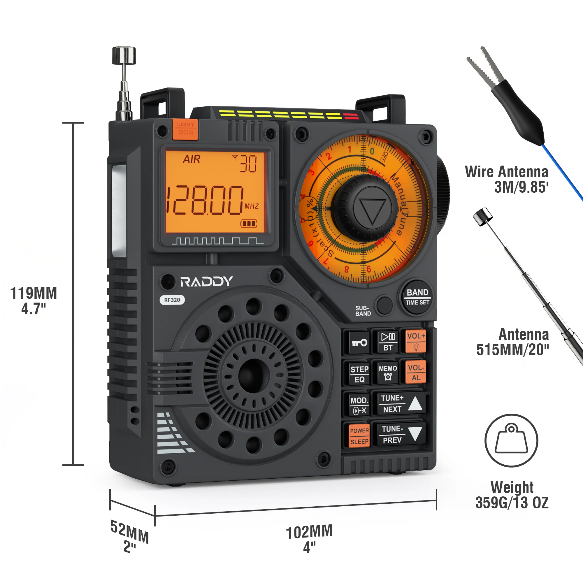 RF320 APP Control Shortwave Radio - Image 9