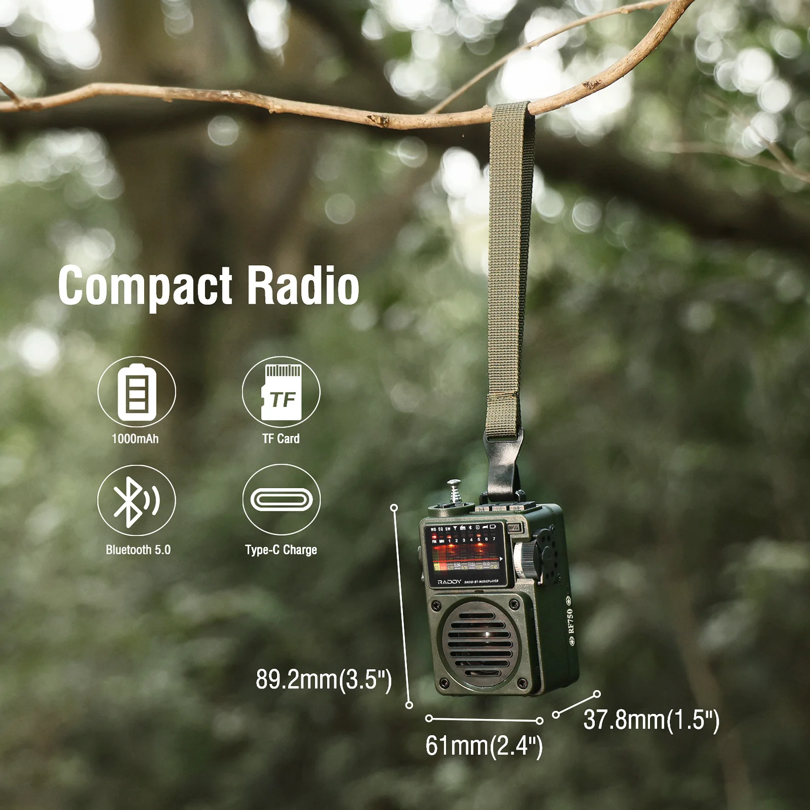 RF750 Retro AM/FM/SW/WB Radio - Image 3
