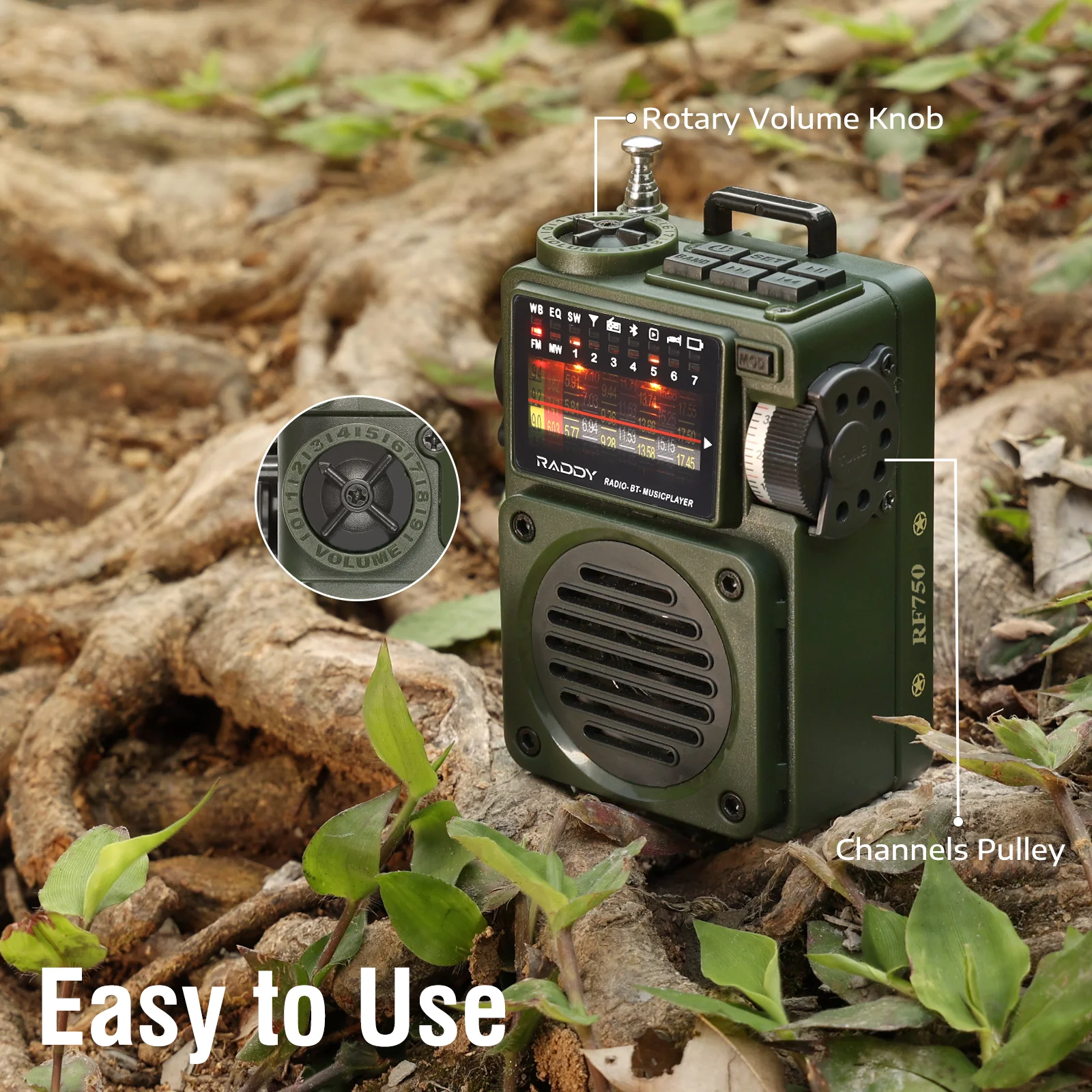 RF750 Retro AM/FM/SW/WB Radio - Image 5