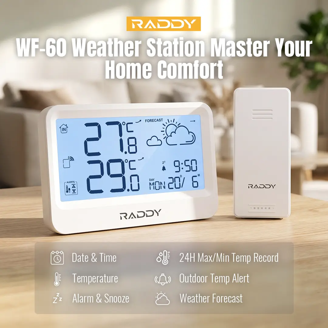 WF-60 Digital Home Weather Station - Image 10
