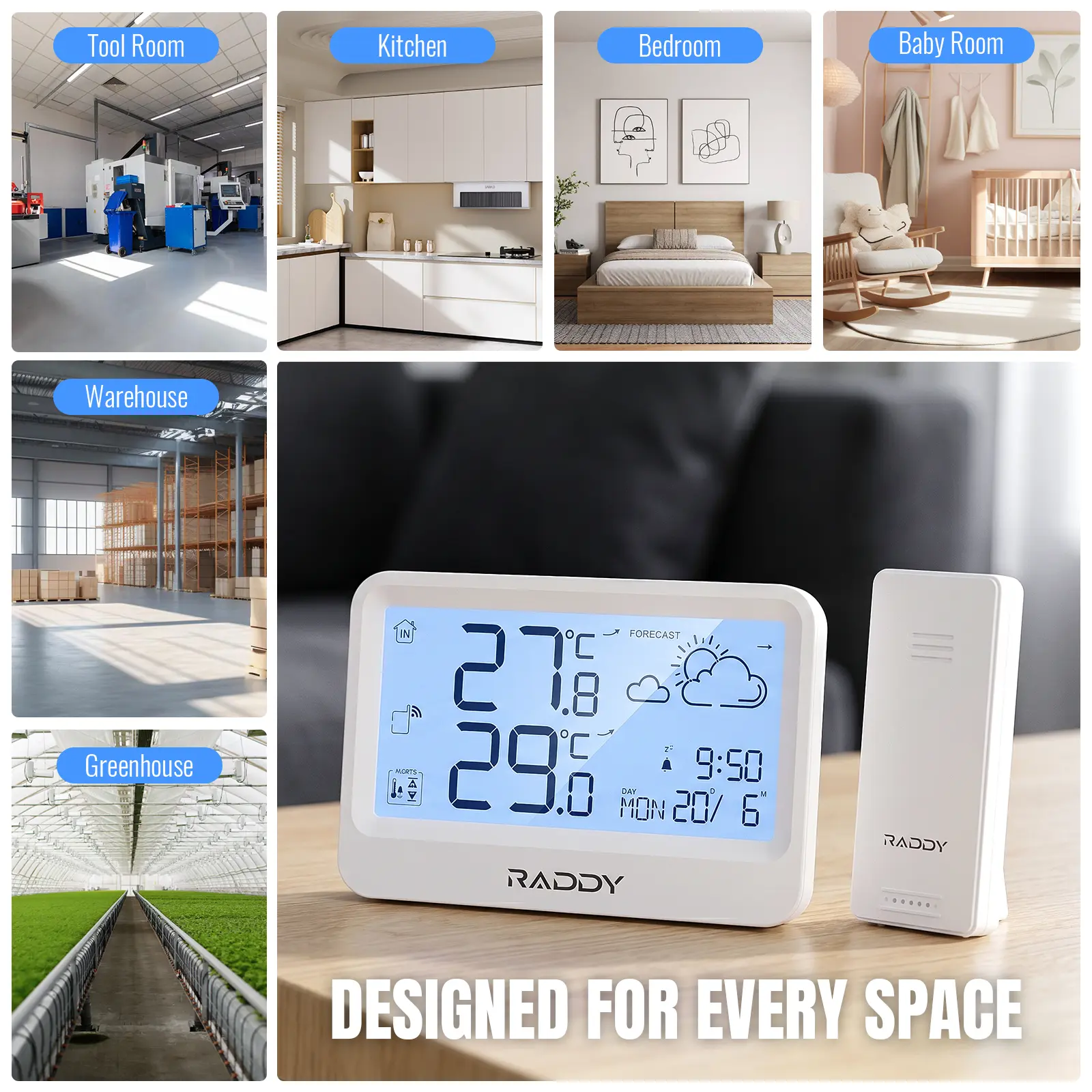WF-60 Digital Home Weather Station - Image 11