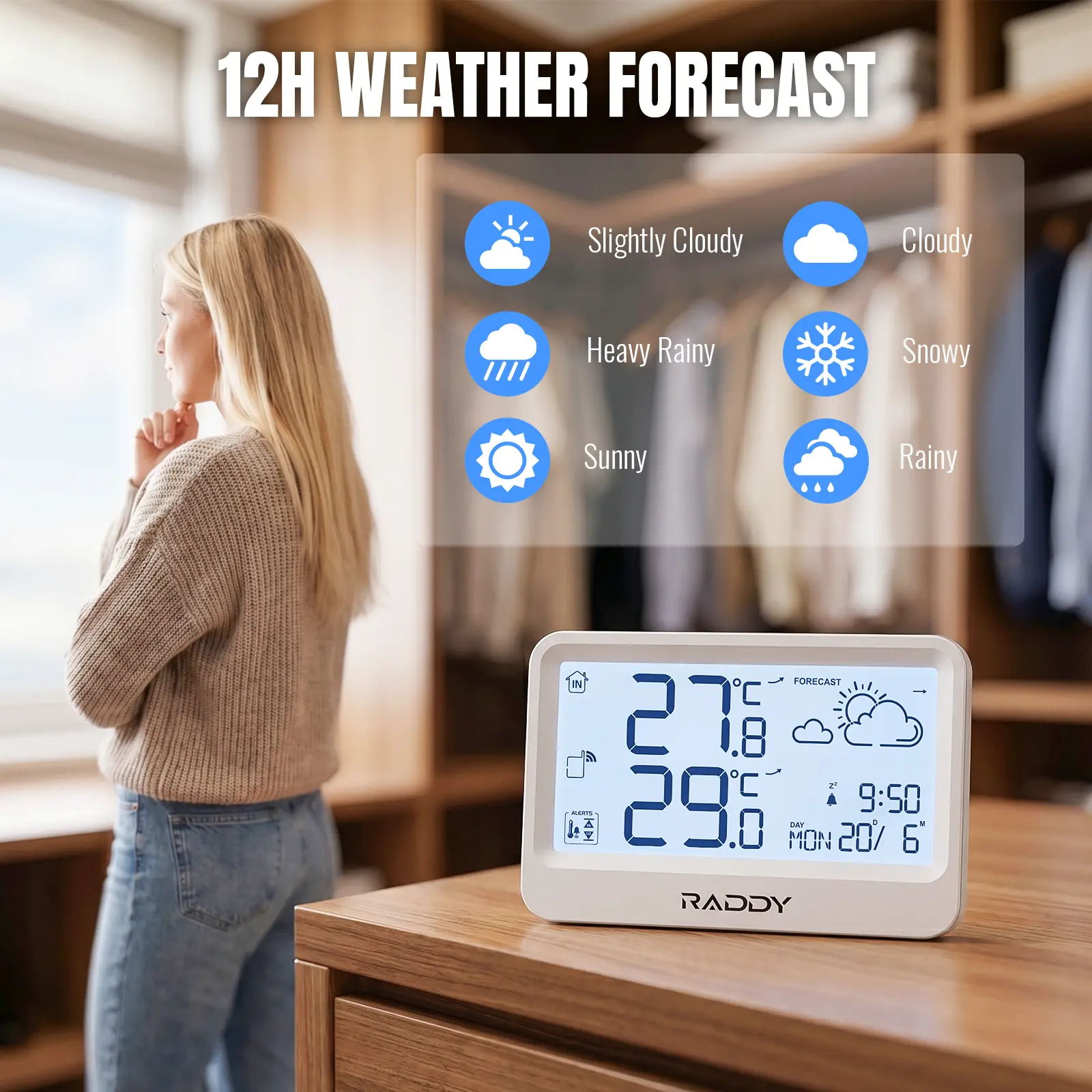 WF-60 Digital Home Weather Station - Image 4