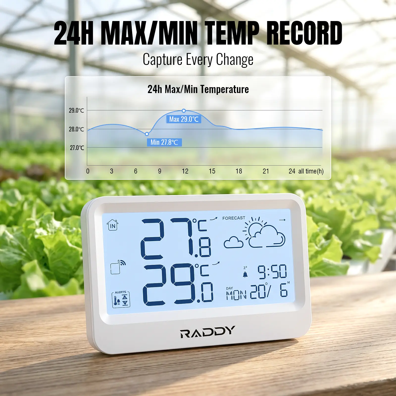 WF-60 Digital Home Weather Station - Image 5