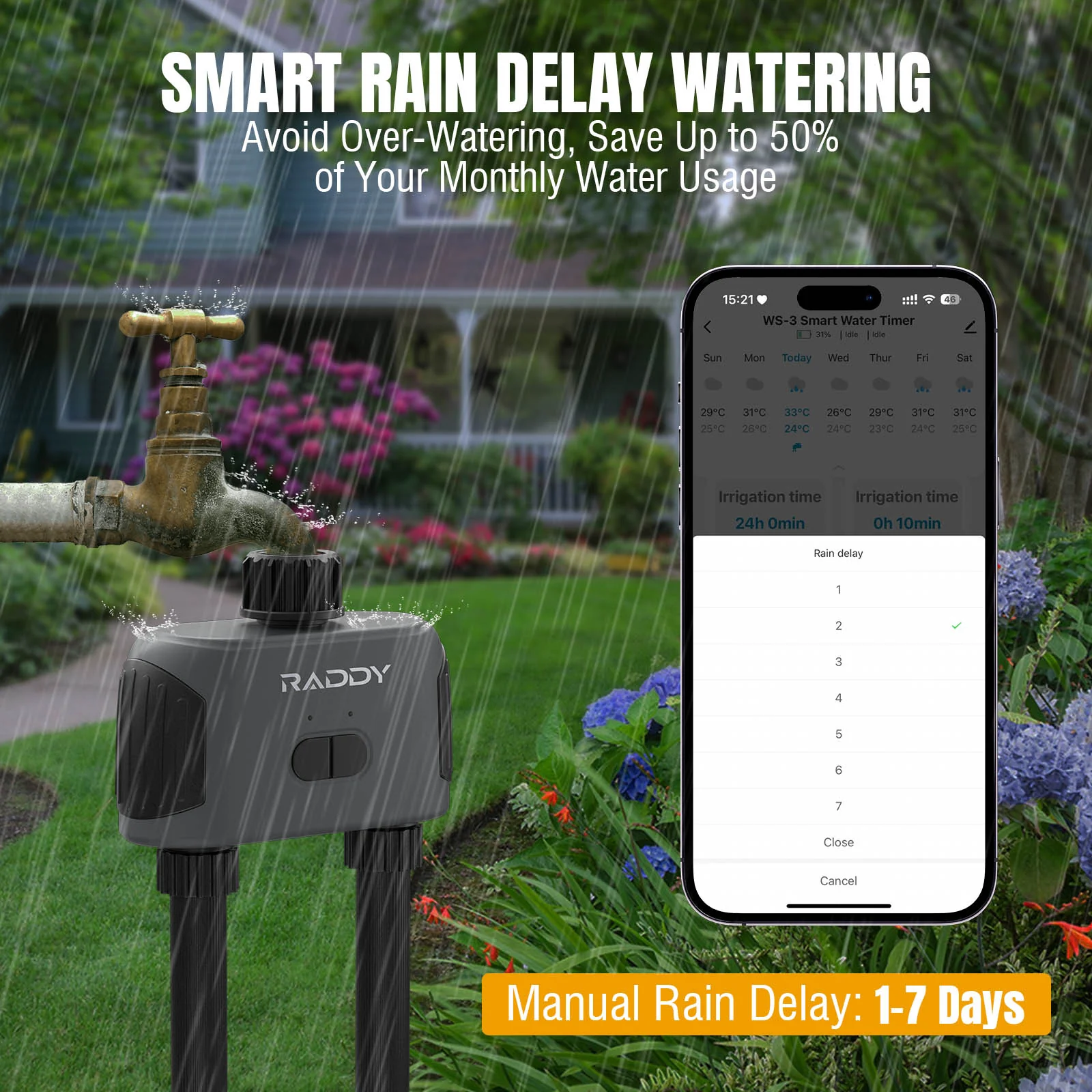 WS-3 WiFi Sprinkler Timer - Image 4