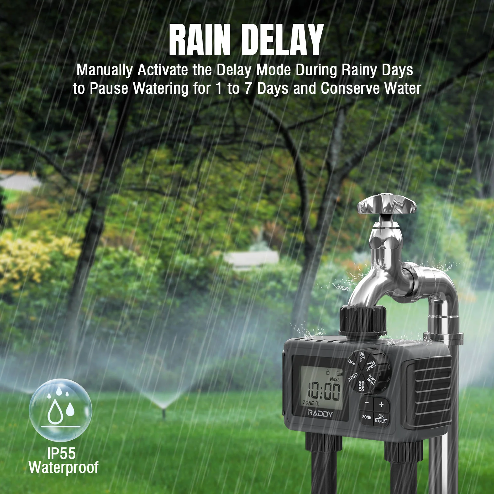 WS-5 2-Outlet Water Timer - Image 4